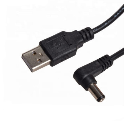 Кабель питания спиральный USB А - DC, 5.5*2.5*12, угловой, длина 1,2 м. Кабель питания спиральный USB А - DC, 5.5*2.5*12, угловой, длина 1,2 м.